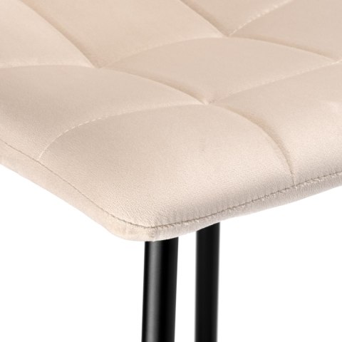 Hoker barowy Hamilton beżowy Velvet