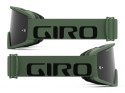 Gogle GIRO TAZZ MTB hedge green (Szyba kolorowa SMOKE S2 + Szyba przeźroczysta 99% S0) mocowanie pod zrywki (NEW)