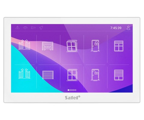 KLAWIATURA GRAFICZNA DO CENTRALI ALARMOWEJ INT-TSH210-W SATEL