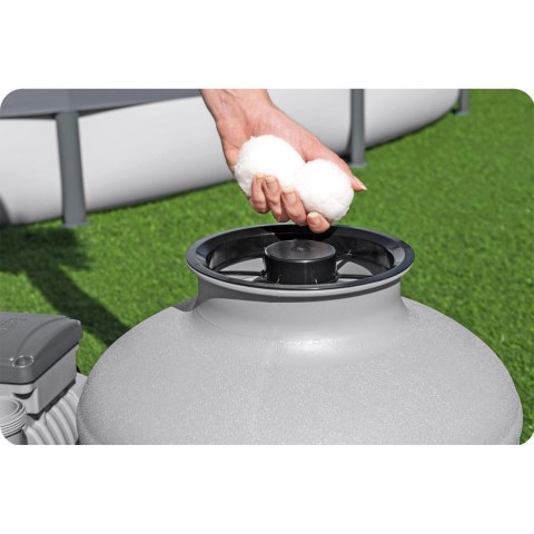 Pompa piaskowa 11355 l/h + piasek 50kg Bestway 58486