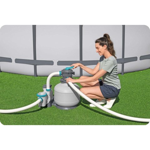 Pompa piaskowa 11355 l/h + piasek 50kg Bestway 58486