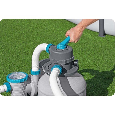 Pompa piaskowa 8327 l/h + piasek 25kg Bestway 58499