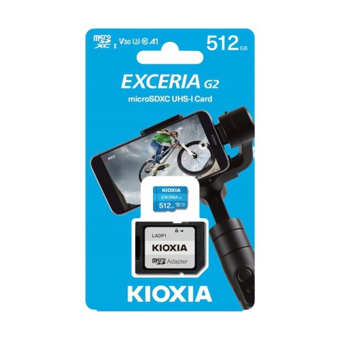 Karta pamięci microSD 512 GB UHS-I U1 Kioxia z adapterem