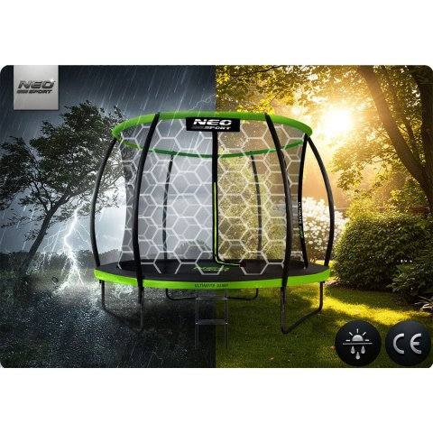 Trampolina ogrodowa profilowana 8ft/252cm z siatką wewnętrzną Neo-Sport