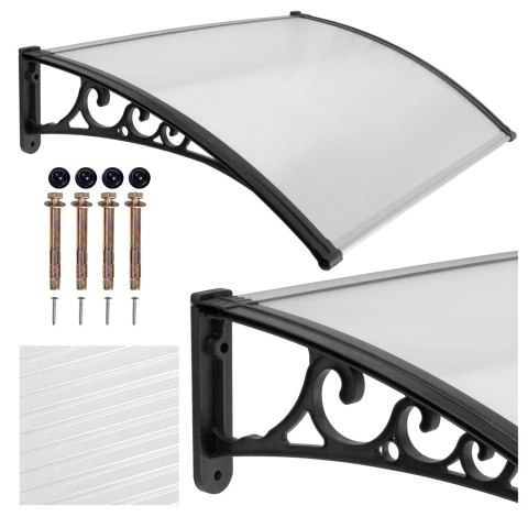 Daszek nad drzwi Sano 80x120cm czarny