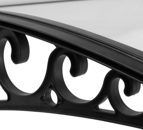 Daszek nad drzwi Sano 80x120cm czarny