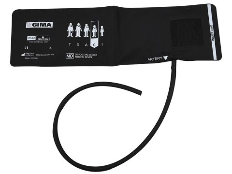 Mankiet pediatryczny jednowężykowy nylonowy bez pęcherza do ciśnieniomierza zegarowego 19-27 cm