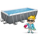 Basen ogrodowy stelażowy 488 x 244 x 122 cm 18w1 Bestway 56670