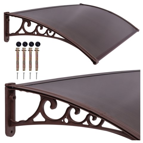 Daszek nad drzwi Beno 80x150cm brązowy