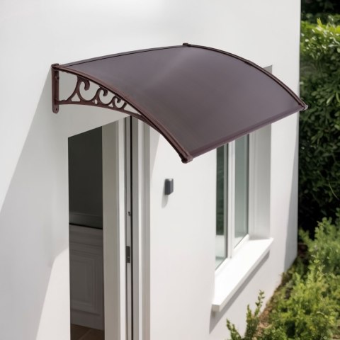 Daszek plastikowy Miko 100x150cm brązowy