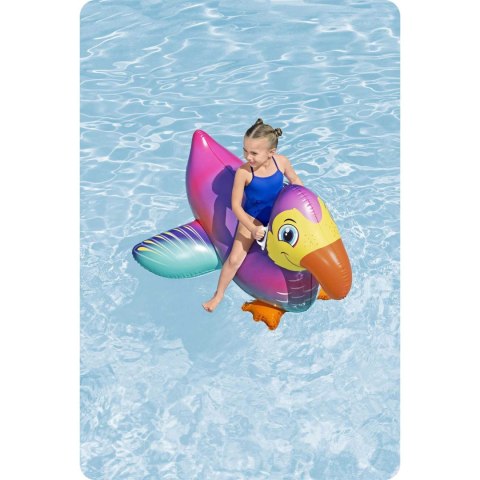 Dmuchany materac do pływania dla dzieci tukan wodny 141cm Bestway