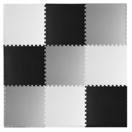 Duża mata piankowe puzzle szachownica Ricokids 180x180cm 9szt