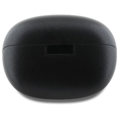 Guess Capsule Printed Logo - Słuchawki Bluetooth TWS ANC & ENC + etui ładujące (czarny)