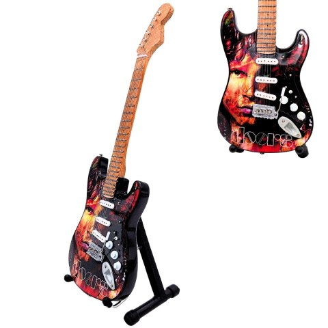 Mini Gitara Jim Morrison The Doors - Drewno Mahoniowe - MGT-6569