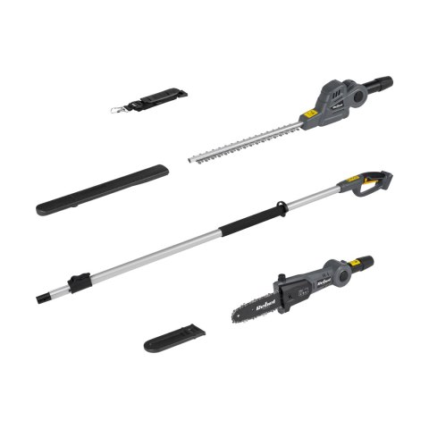 Teleskopowe nożyce akumulatorowe + piła 2w1 Rebel