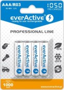 Akumulatorki AAA / R03 Ni-MH everActive 1050mAh Proffesional Line (box 4 szt.)