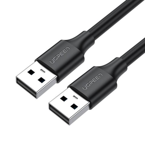 Kabel USB do USB 2.0 UGREEN US102, 0.5m (czarny)