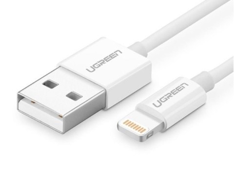 Kabel UGREEN US155 USB-A-Lightning 1m (biały)