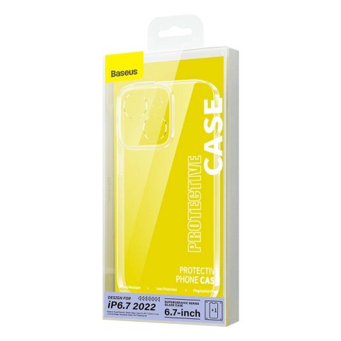 Zestaw ochronny BASEUS SuperCeramic do iPhone 14 Plus (przezroczysty)