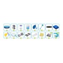 Basen ogrodowy stelażowy 366 x 76 cm zestaw 15w1 Bestway 56681