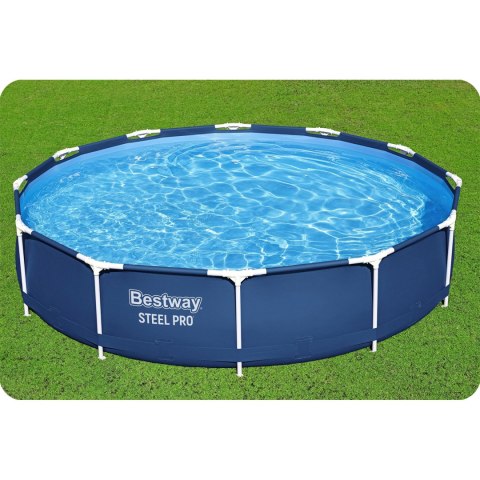 Basen ogrodowy stelażowy 366 x 76 cm zestaw 15w1 Bestway 56681