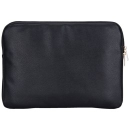 Guess Grained Zipper Pocket Triangle Logo Sleeve - Etui na notebooka 14