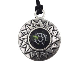 Naszyjnik Kompas - Wisiorek z działającym kompasem - BRU25CL