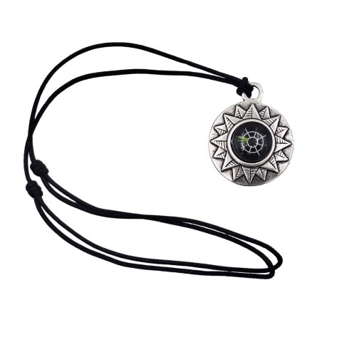 Naszyjnik Kompas - Wisiorek z działającym kompasem - BRU25CL