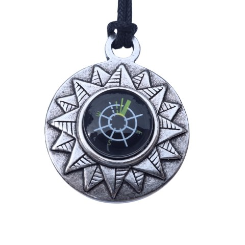 Naszyjnik Kompas - Wisiorek z działającym kompasem - BRU25CL