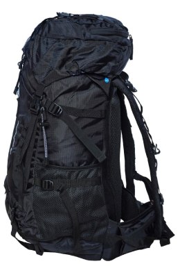 Plecak Turystyczny do Wędrówek Damski Męski Czarny Pojemny KUBISPORT 60 L