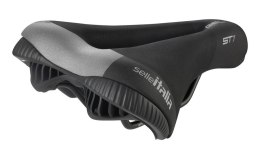Siodło SELLE ITALIA SPORTOURING ST 1 SUPERFLOW L (idmatch L3), Pręty Fec Alloy, Hi-Viz, Żel 477g (NEW)