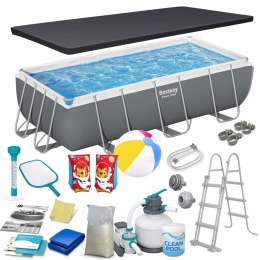 Basen ogrodowy stelażowy 404 x 201 x 100 cm 18w1 56442 Bestway
