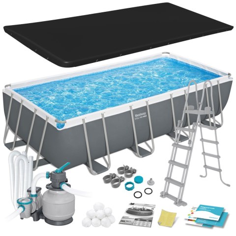 Basen stelażowy ogrodowy 549 x 274 x 122 cm 12w1 Bestway 56466N
