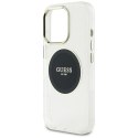 Guess IML Metal Colored Circle Classic Logo MagSafe - Etui do iPhone 16 Pro Max (czarny)