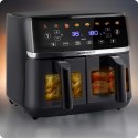 Duża frytkownica beztłuszczowa Air fryer Berdsen BD-657 czarna