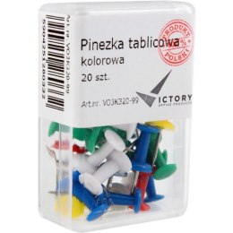 PINEZKI TABLICOWE VICTORY MIX KOLOR (20)