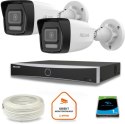 Zestaw monitoringu Hilook 2 kamery IP IPCAM-B8-30DL z dyskiem 1TB