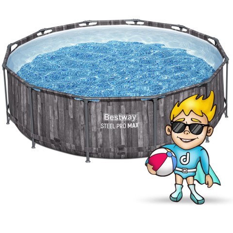 Basen ogrodowy stelażowy 366 x 100 cm 10w1 Bestway 5614X