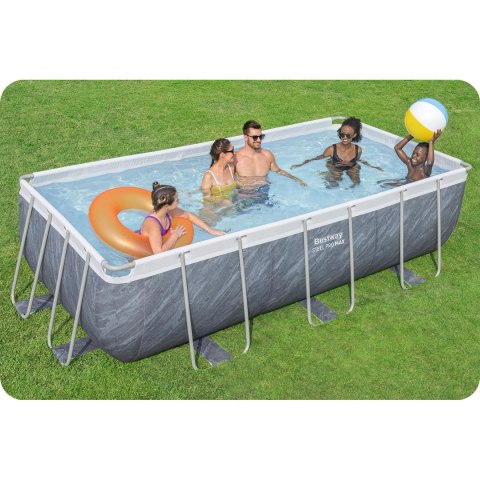 Basen ogrodowy stelażowy 404 x 201 x 100 cm 11w1 Bestway 56721