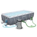 Basen ogrodowy stelażowy 404 x 201 x 100 cm 18w1 Bestway 56721
