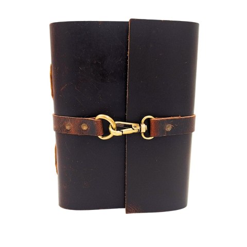 Elegancki Notes Skórzany Retro 200 stron Vintage - AH06