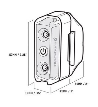 Lampka tylna BLACKBURN DAYBLAZER 65 REAR, 65 lumenów USB czarna (NEW 2026)