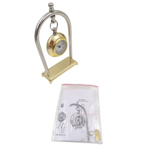 Zegar kominkowy vintage retro - dekoracyjny zegar na biurko - M02