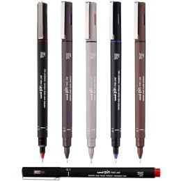 Cienkopis kreślarski Uni Pin-200 0.1mm ciemnoszary