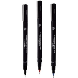 Cienkopis kreślarski Uni Pin-200 0.2mm czerwony