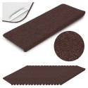 Dywaniki na stopnie ADRIA brązowe 15 sztuk