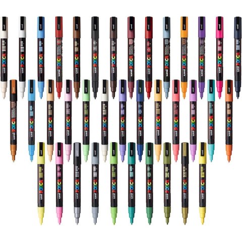 Marker z farbą plakatową Uni POSCA PC-3M pomarańcz