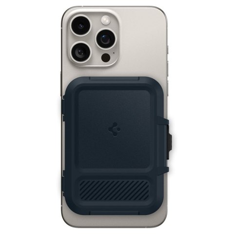 Spigen Lock Fit MagSafe - Portfel magnetyczny (Metal Slate)