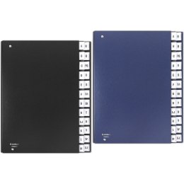 Teczka korespondencyjna DONAU, karton, A4, A-Z, gr