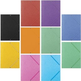 Teczka z gumkš DONAU, preszpan, A4, 390gsm, 3-skrz